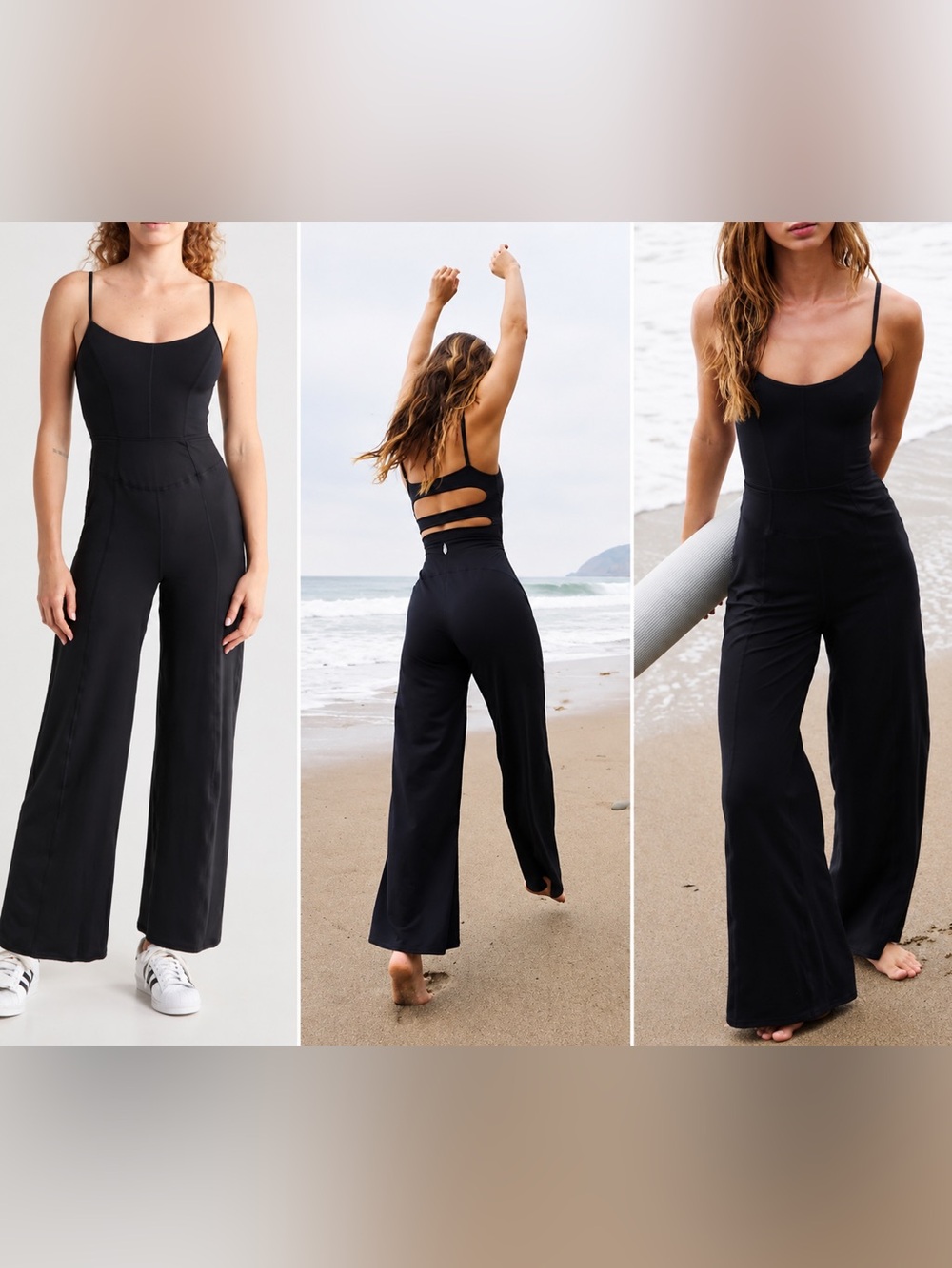 Free People FP Movement Women’s XS Black Up At Night Onesie Romper